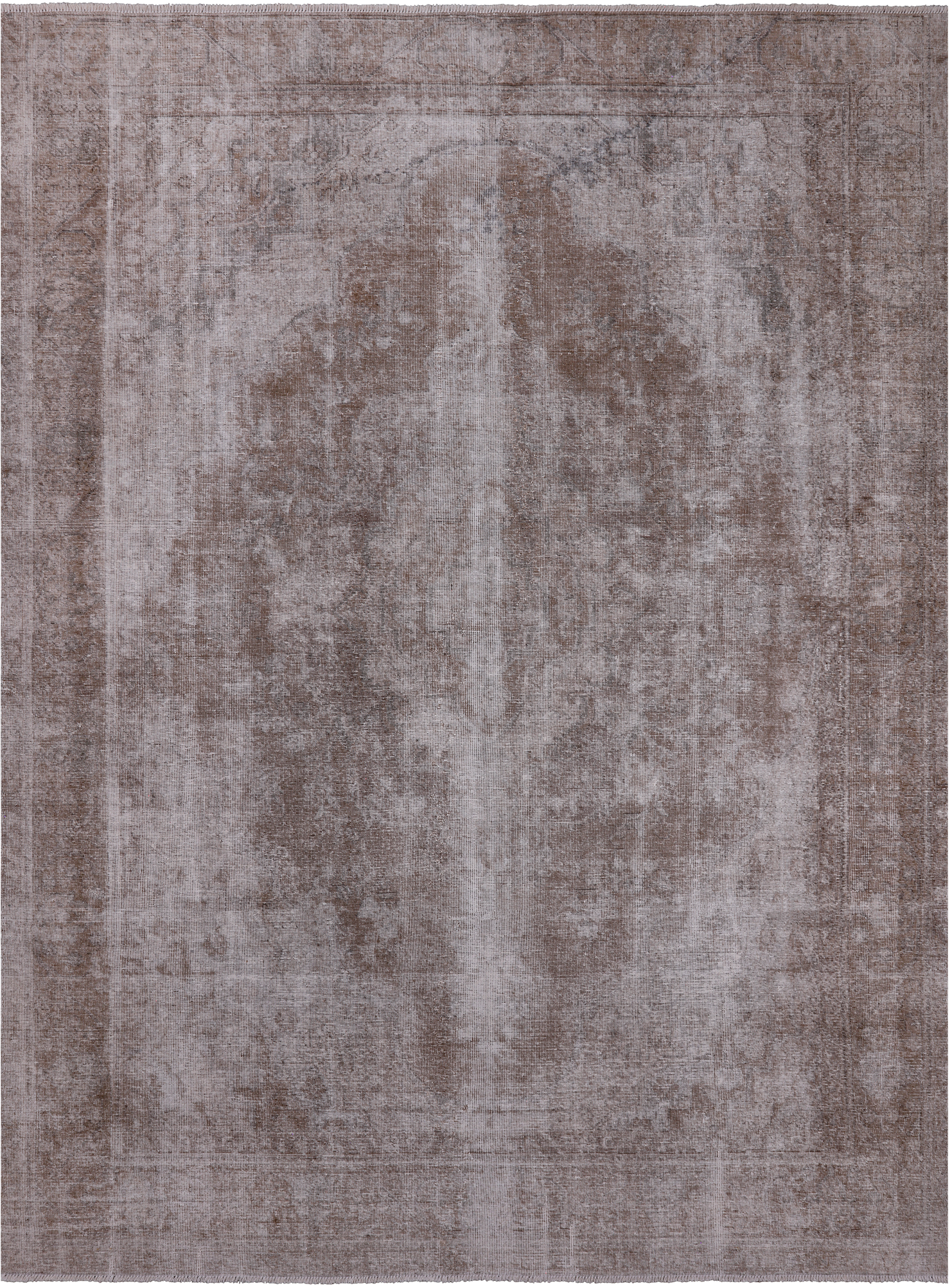 SUPER SALE Persian Vintage White Wash Handmade Area Rug - 9' 3" X 12' 3"