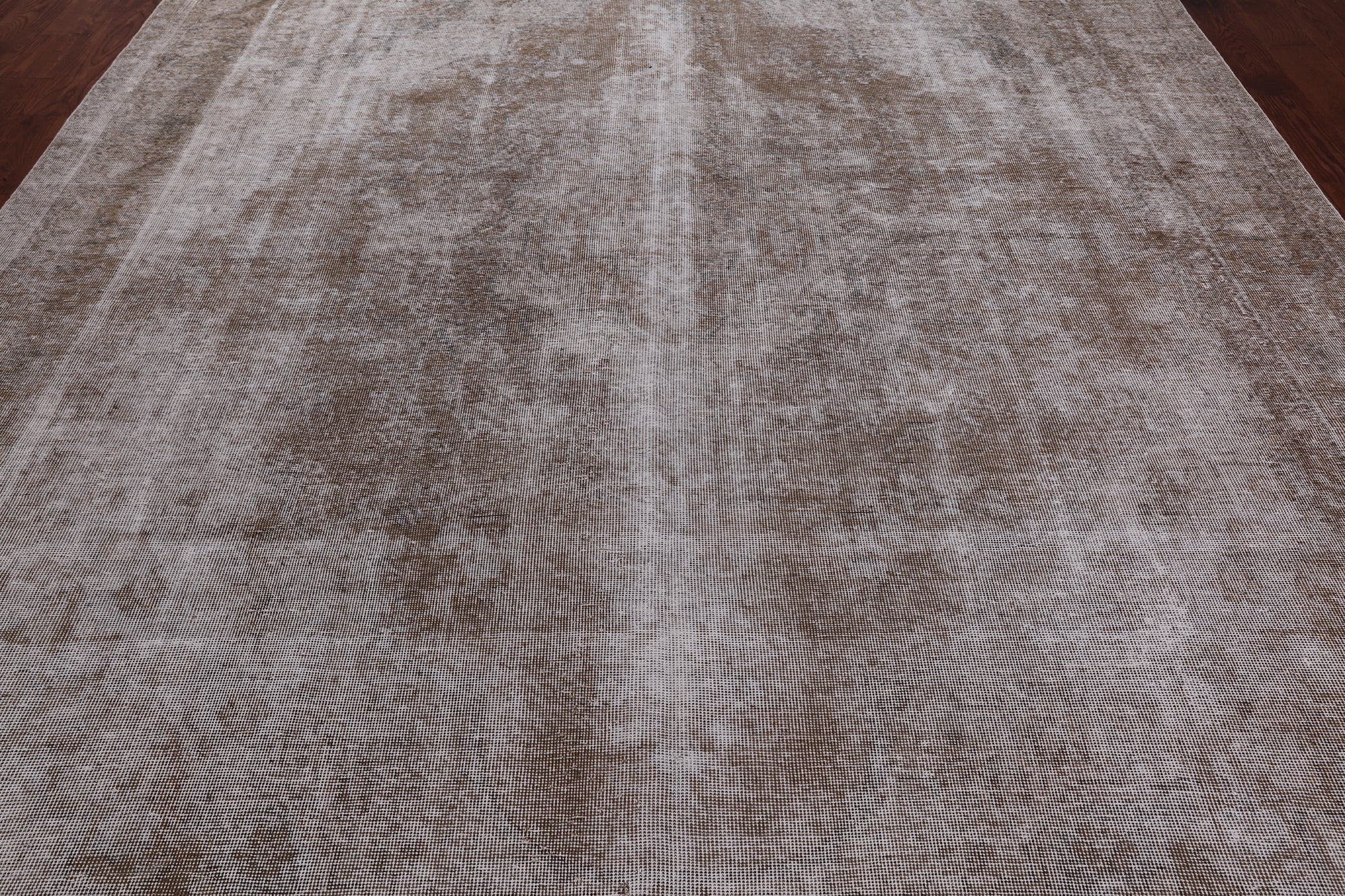 SUPER SALE Persian Vintage White Wash Handmade Area Rug - 9' 3" X 12' 3"