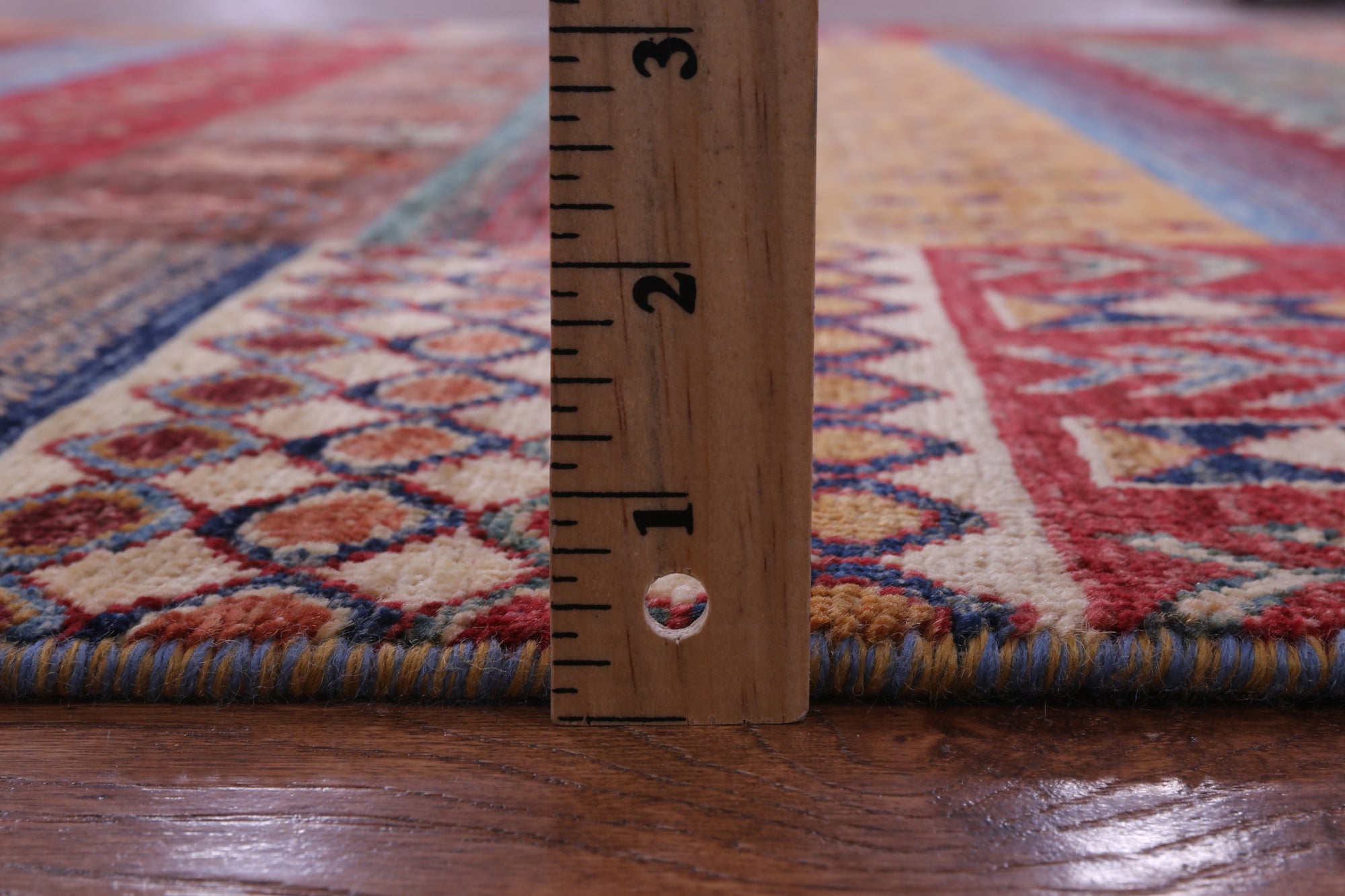 Tribal Persian Gabbeh Hand Knotted Wool Rug - 5' 7" X 7' 10" - Golden Nile