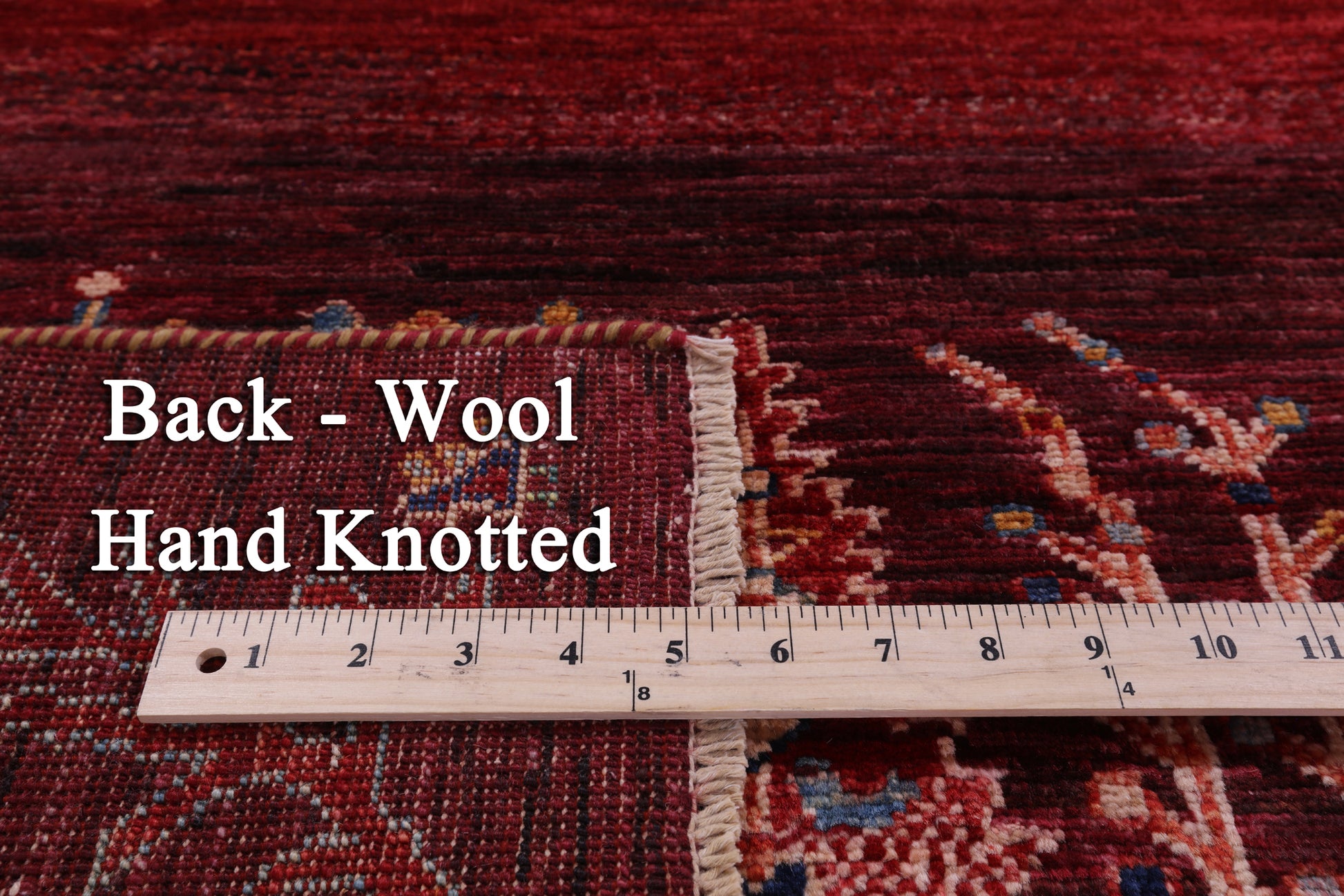 Tribal Persian Gabbeh Hand Knotted Wool Rug - 5' 0" X 6' 5" - Golden Nile