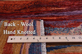 Tribal Persian Gabbeh Hand Knotted Wool Rug - 3' 4" X 4' 10" - Golden Nile