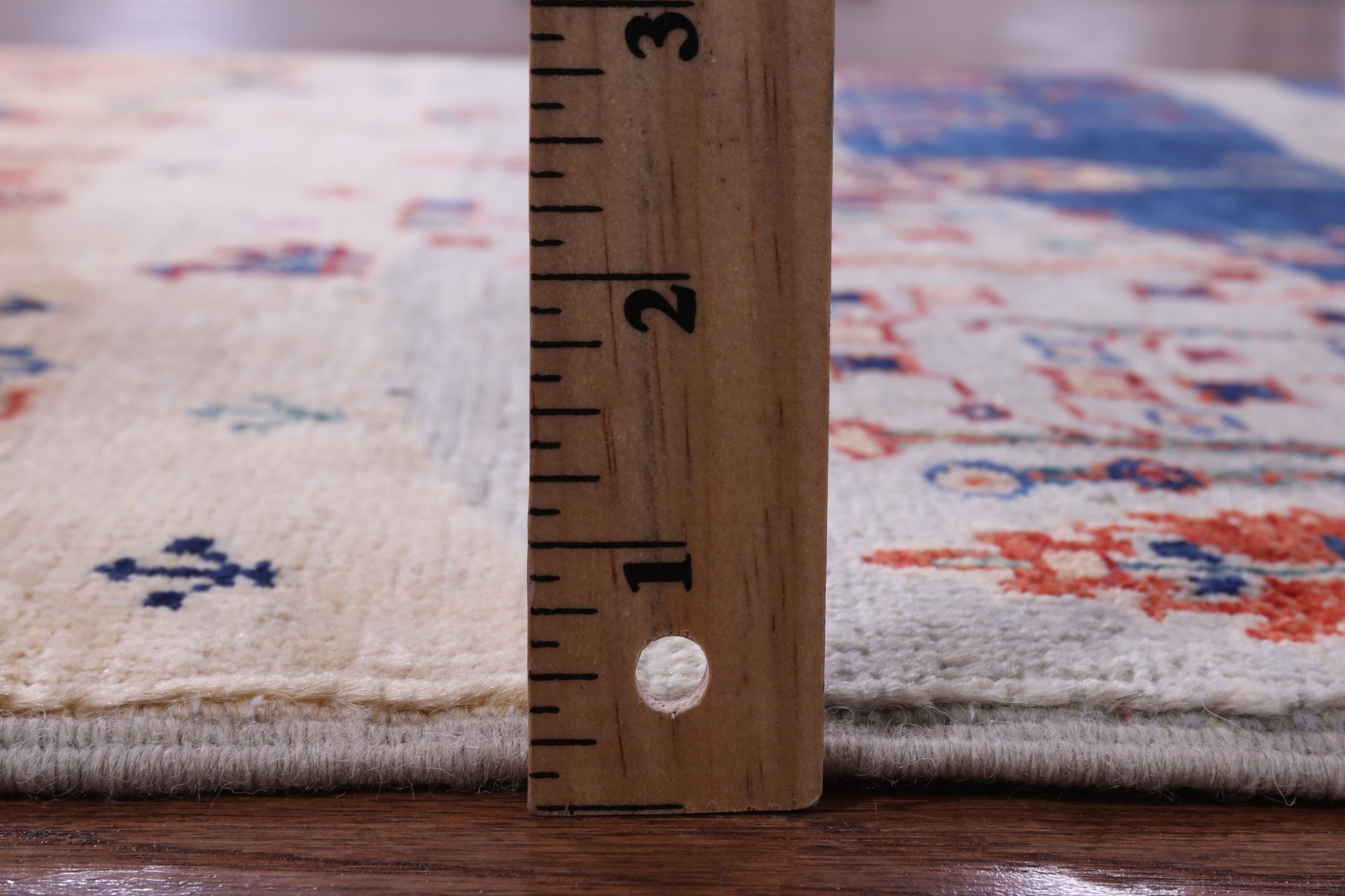 Tribal Persian Gabbeh Handmade Wool Rug - 3' 3" X 4' 9" - Golden Nile