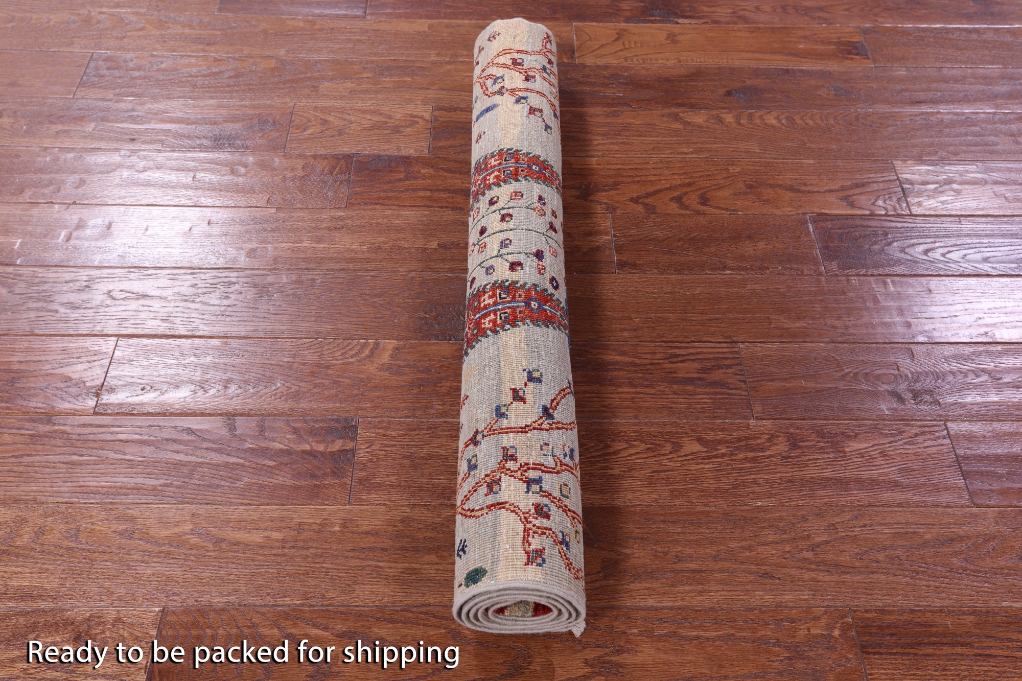 Tribal Persian Gabbeh Handmade Wool Rug - 3' 3" X 4' 9" - Golden Nile