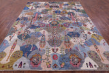 Tribal Persian Gabbeh Hand Knotted Wool Rug - 8' 3" X 10' 0" - Golden Nile