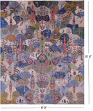 Tribal Persian Gabbeh Hand Knotted Wool Rug - 8' 3" X 10' 0" - Golden Nile