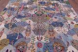 Tribal Persian Gabbeh Hand Knotted Wool Rug - 8' 3" X 10' 0" - Golden Nile