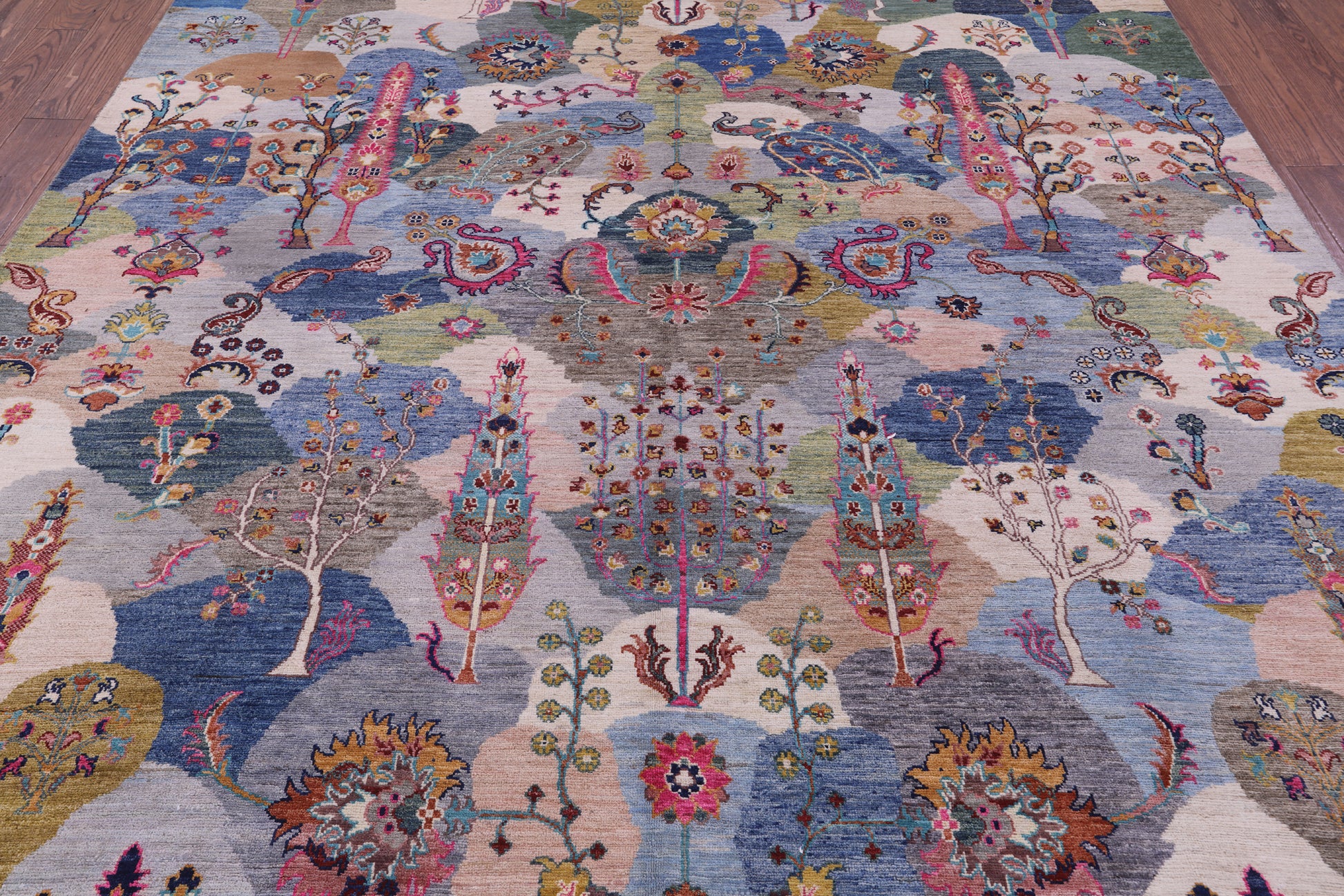 Tribal Persian Gabbeh Hand Knotted Wool Rug - 8' 3" X 10' 0" - Golden Nile