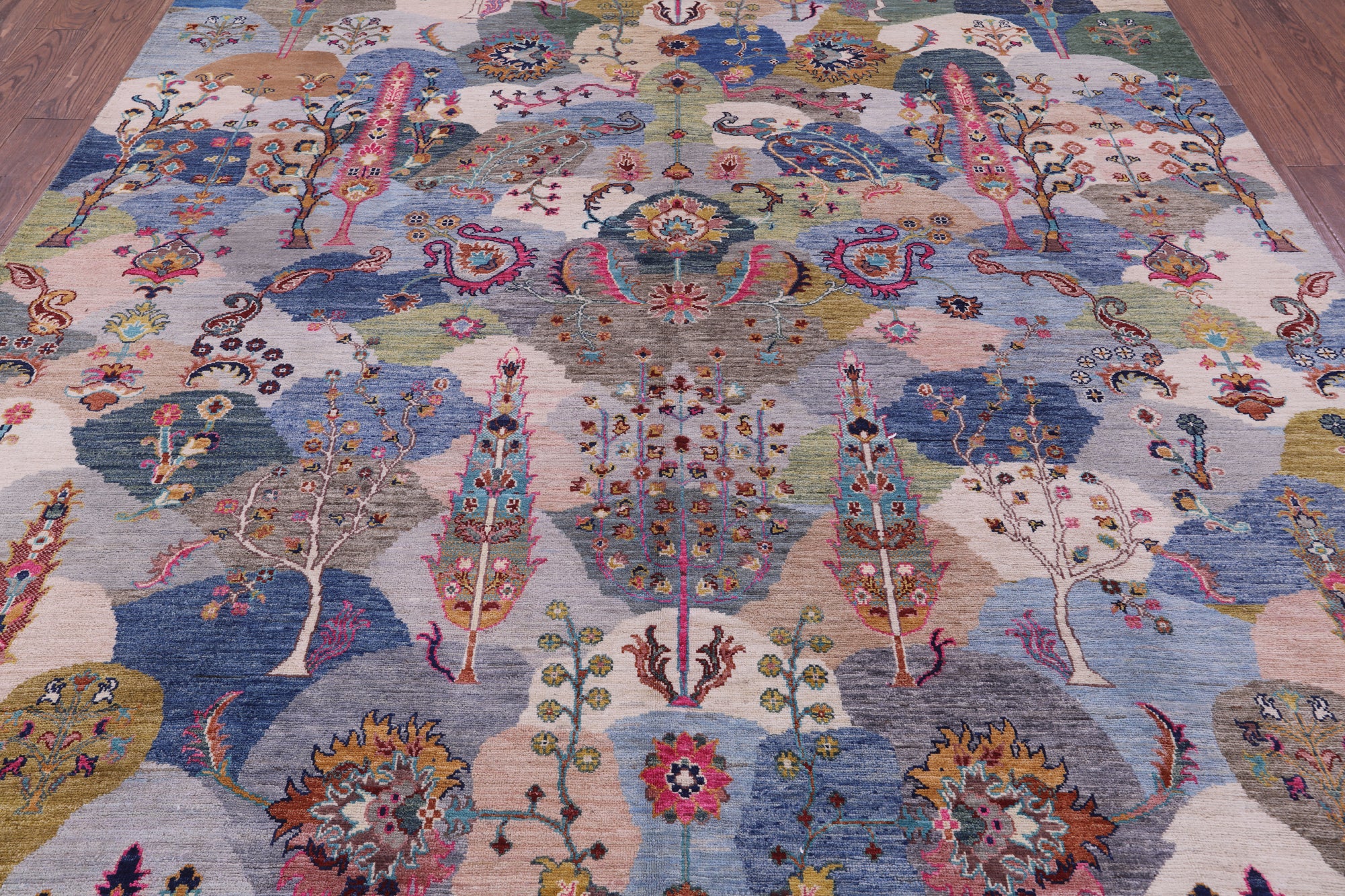 Tribal Persian Gabbeh Hand Knotted Wool Rug - 8' 3" X 10' 0" - Golden Nile