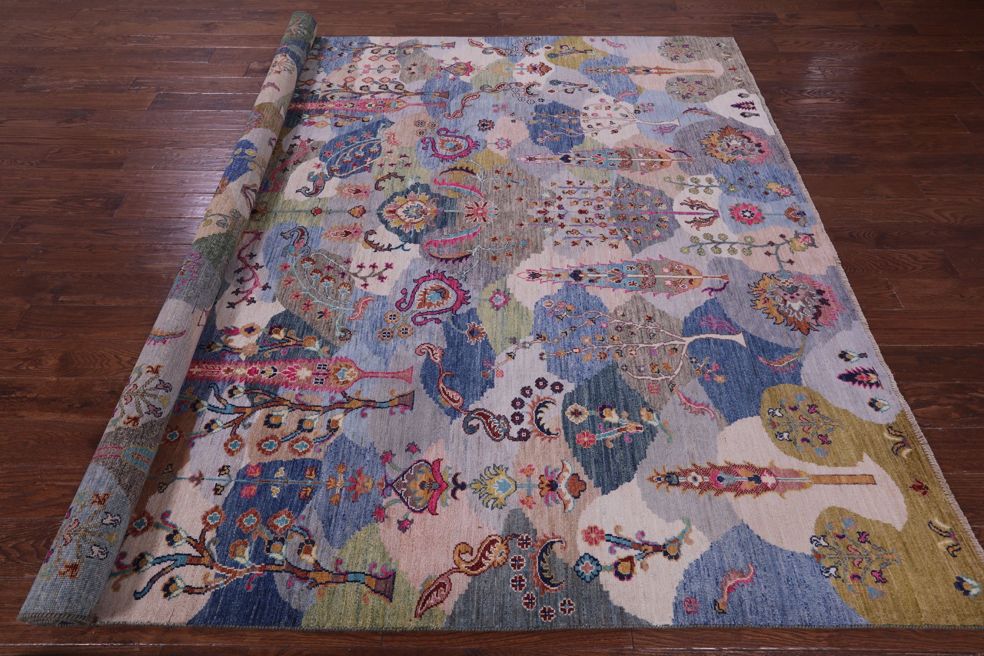 Tribal Persian Gabbeh Hand Knotted Wool Rug - 8' 3" X 10' 0" - Golden Nile