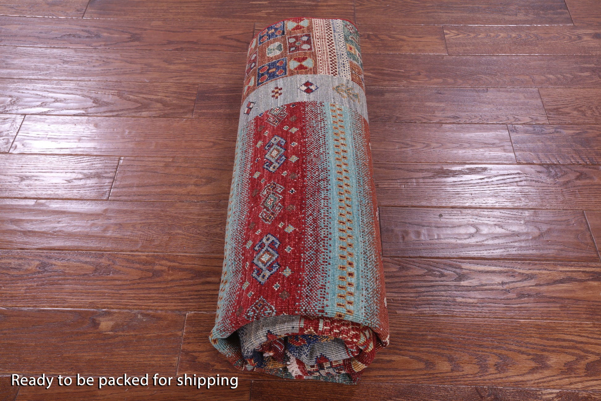 Tribal Persian Gabbeh Hand Knotted Wool Rug - 5' 4" X 7' 9" - Golden Nile