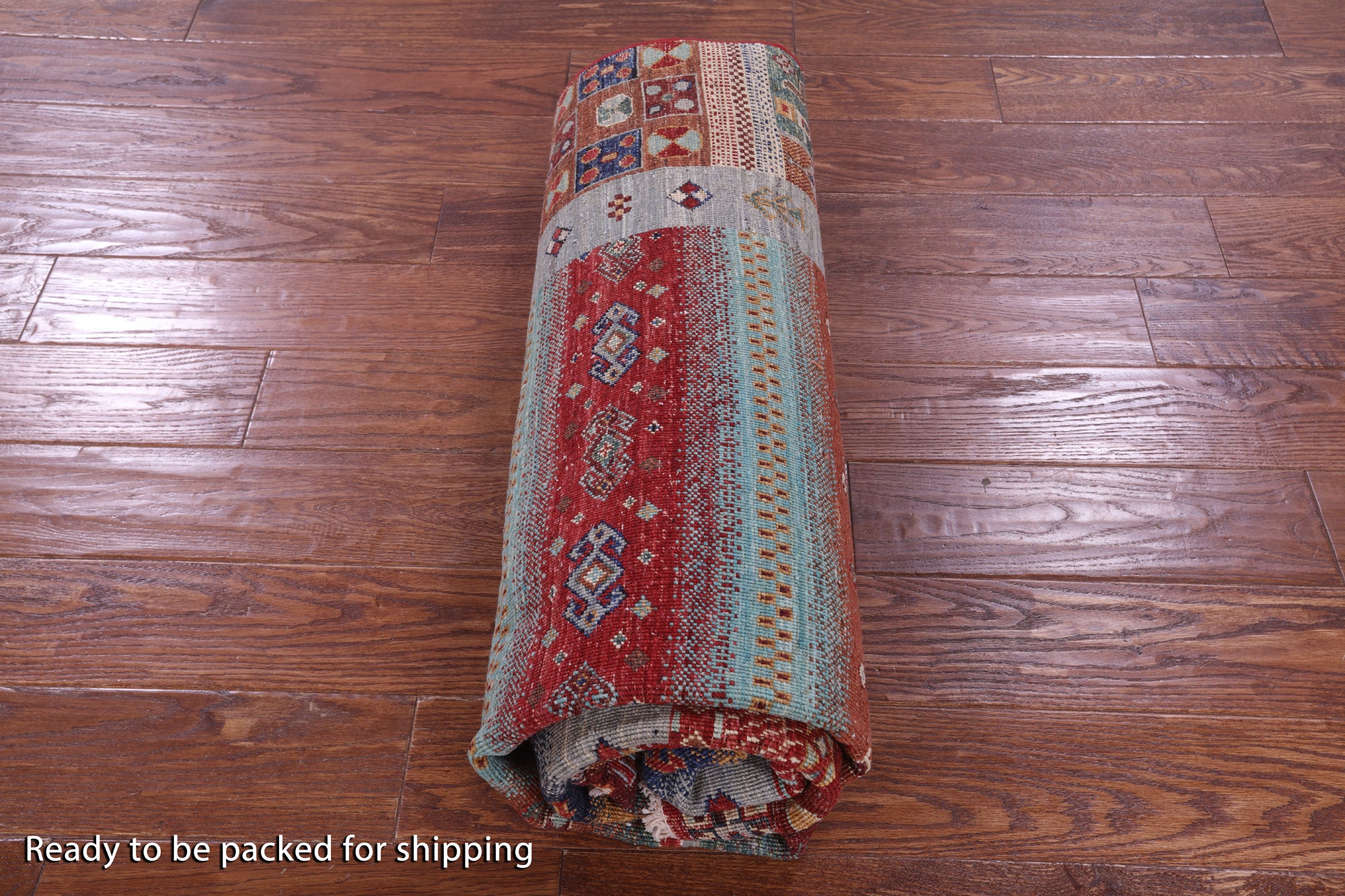 Tribal Persian Gabbeh Hand Knotted Wool Rug - 5' 4" X 7' 9" - Golden Nile