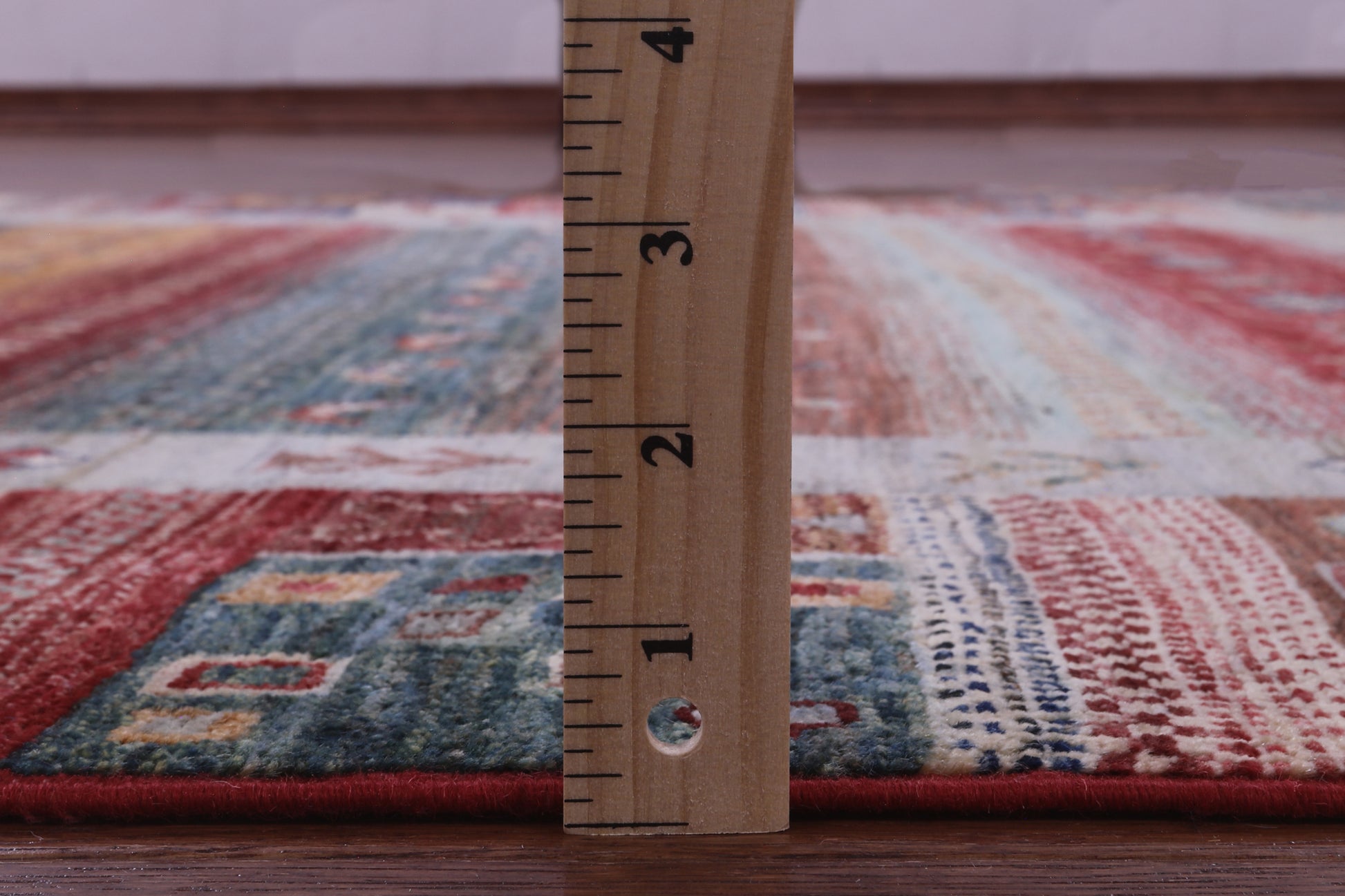 Tribal Persian Gabbeh Hand Knotted Wool Rug - 5' 4" X 7' 9" - Golden Nile