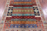 Tribal Persian Gabbeh Hand Knotted Wool Rug - 4' 11" X 6' 10" - Golden Nile
