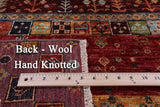 Tribal Persian Gabbeh Hand Knotted Wool Rug - 4' 0" X 6' 4" - Golden Nile