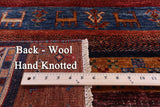 Tribal Persian Gabbeh Hand Knotted Wool Rug - 3' 11" X 5' 11" - Golden Nile