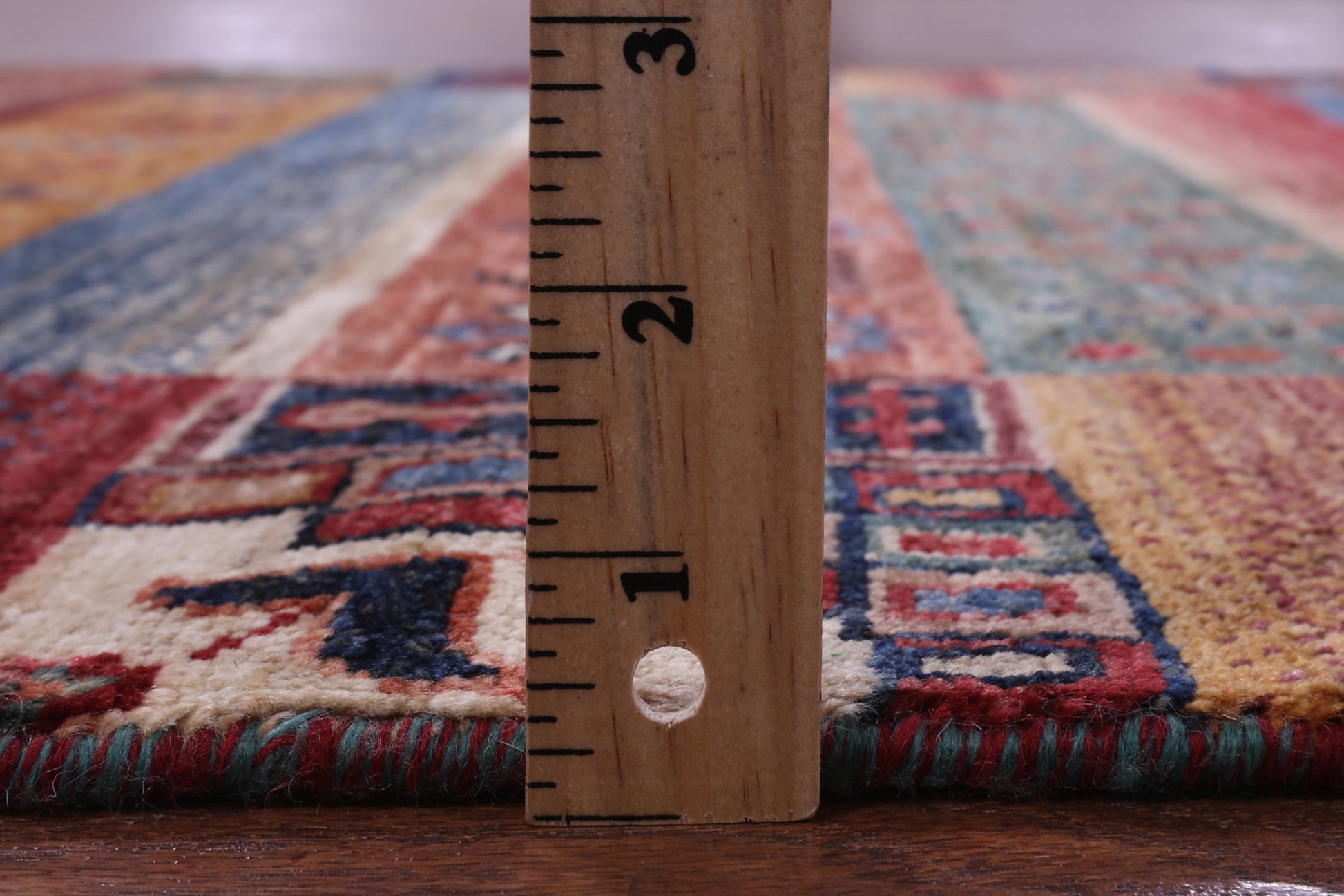 Tribal Persian Gabbeh Hand Knotted Wool Rug - 3' 11" X 5' 11" - Golden Nile