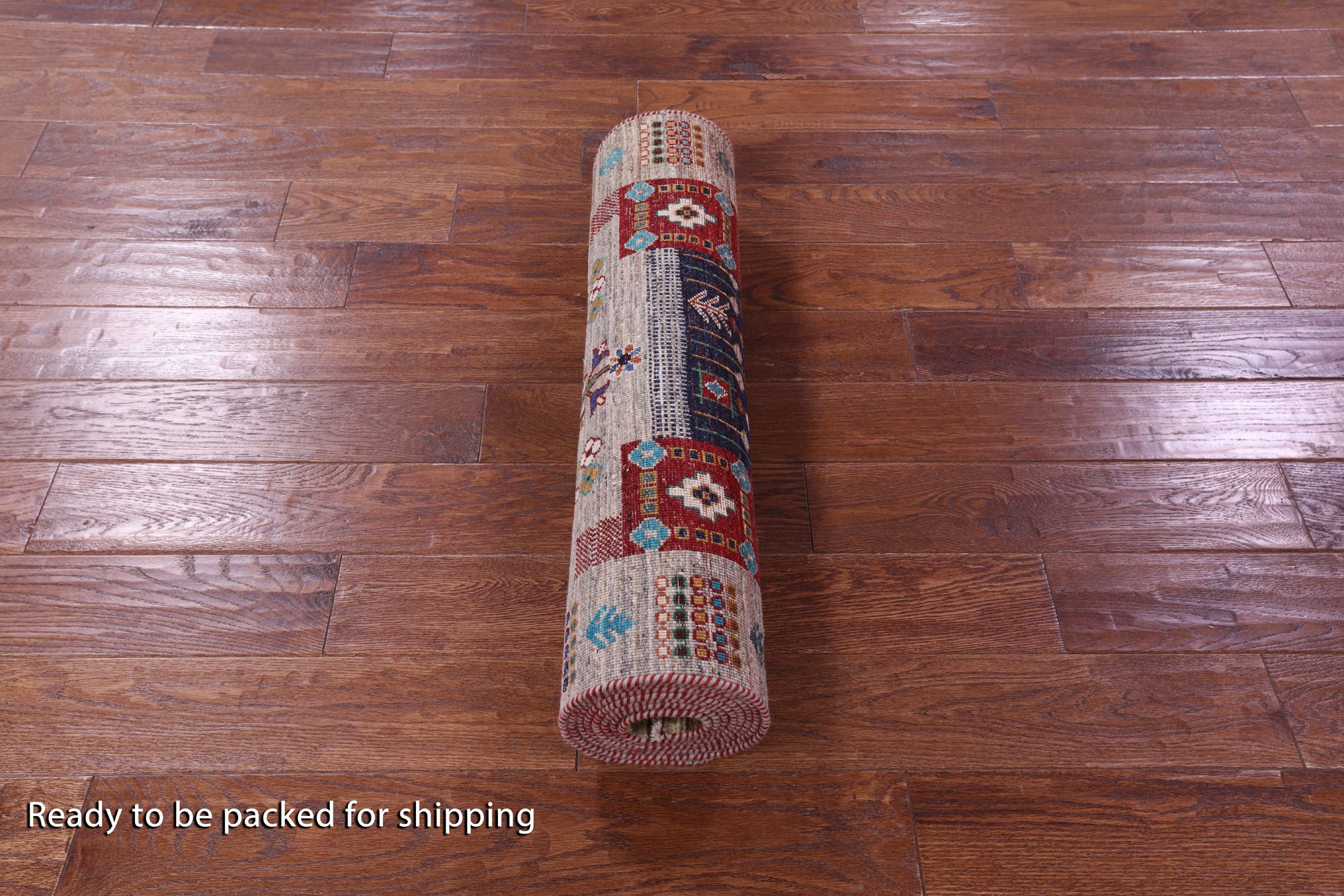 Tribal Persian Gabbeh Hand Knotted Wool Runner Rug - 2' 8" X 10' 2" - Golden Nile