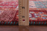 Tribal Persian Gabbeh Hand Knotted Wool Runner Rug - 2' 9" X 9' 11" - Golden Nile