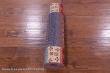 Tribal Persian Gabbeh Hand Knotted Wool Runner Rug - 2' 9" X 9' 11" - Golden Nile