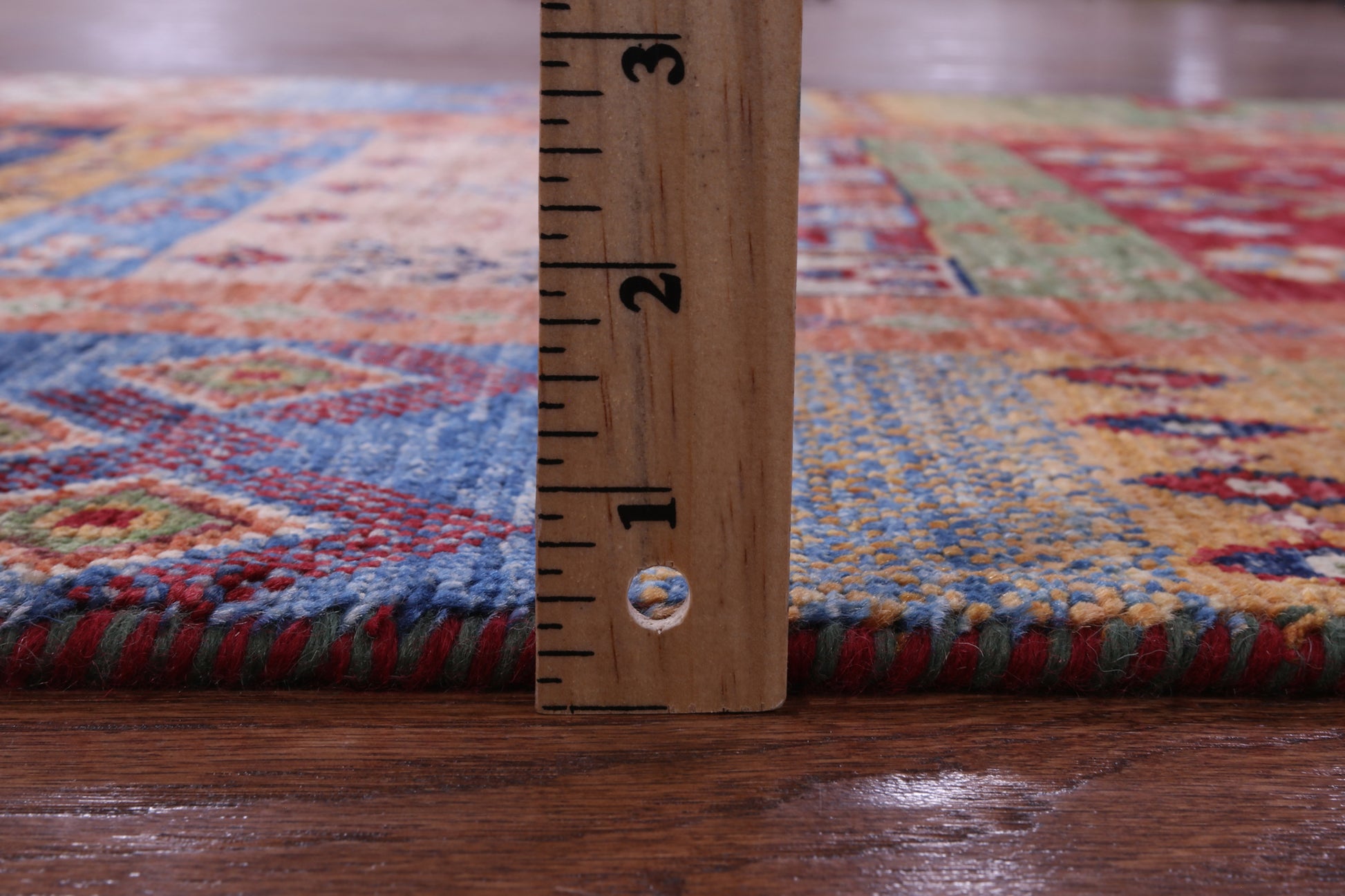 Tribal Persian Gabbeh Hand Knotted Wool Runner Rug - 2' 8" X 9' 10" - Golden Nile