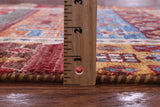 Tribal Persian Gabbeh Hand Knotted Wool Runner Rug - 2' 8" X 9' 9" - Golden Nile