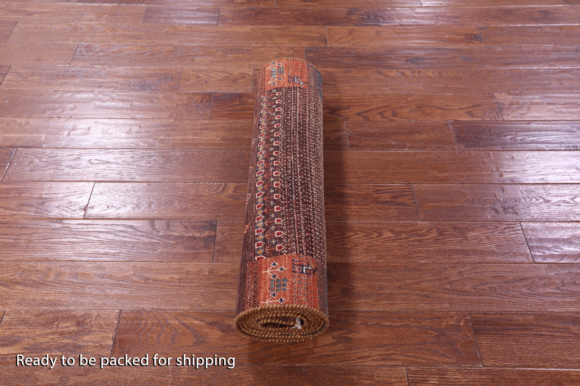 Tribal Persian Gabbeh Hand Knotted Wool Runner Rug - 2' 8" X 9' 9" - Golden Nile