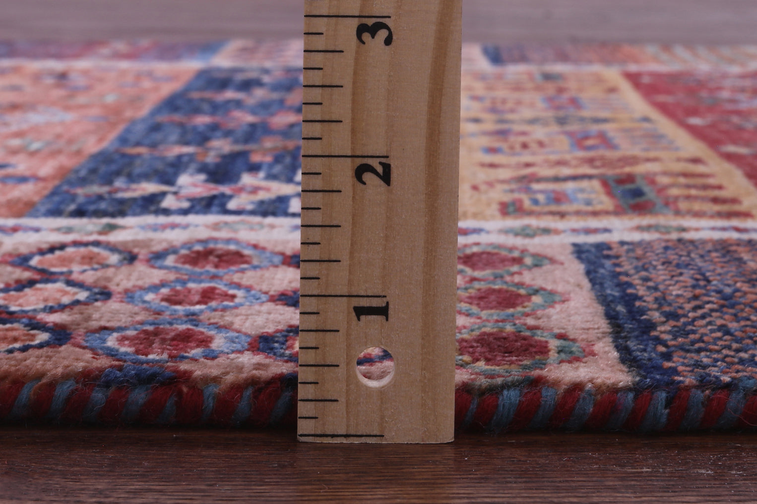 Tribal Persian Gabbeh Hand Knotted Wool Runner Rug - 2' 8" X 9' 10" - Golden Nile