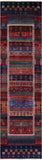 Tribal Persian Gabbeh Hand Knotted Wool Runner Rug - 2' 8" X 9' 10" - Golden Nile