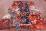 Modern Fine Serapi Hand Knotted Wool Rug - 8' 8" X 11' 8" - Golden Nile
