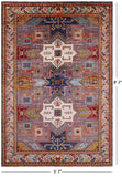 Super Kazak Hand Knotted Wool Rug - 5' 7" X 8' 2" - Golden Nile