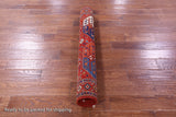 Red Turkmen Ersari Hand Knotted Wool Rug - 3' 11" X 5' 11" - Golden Nile