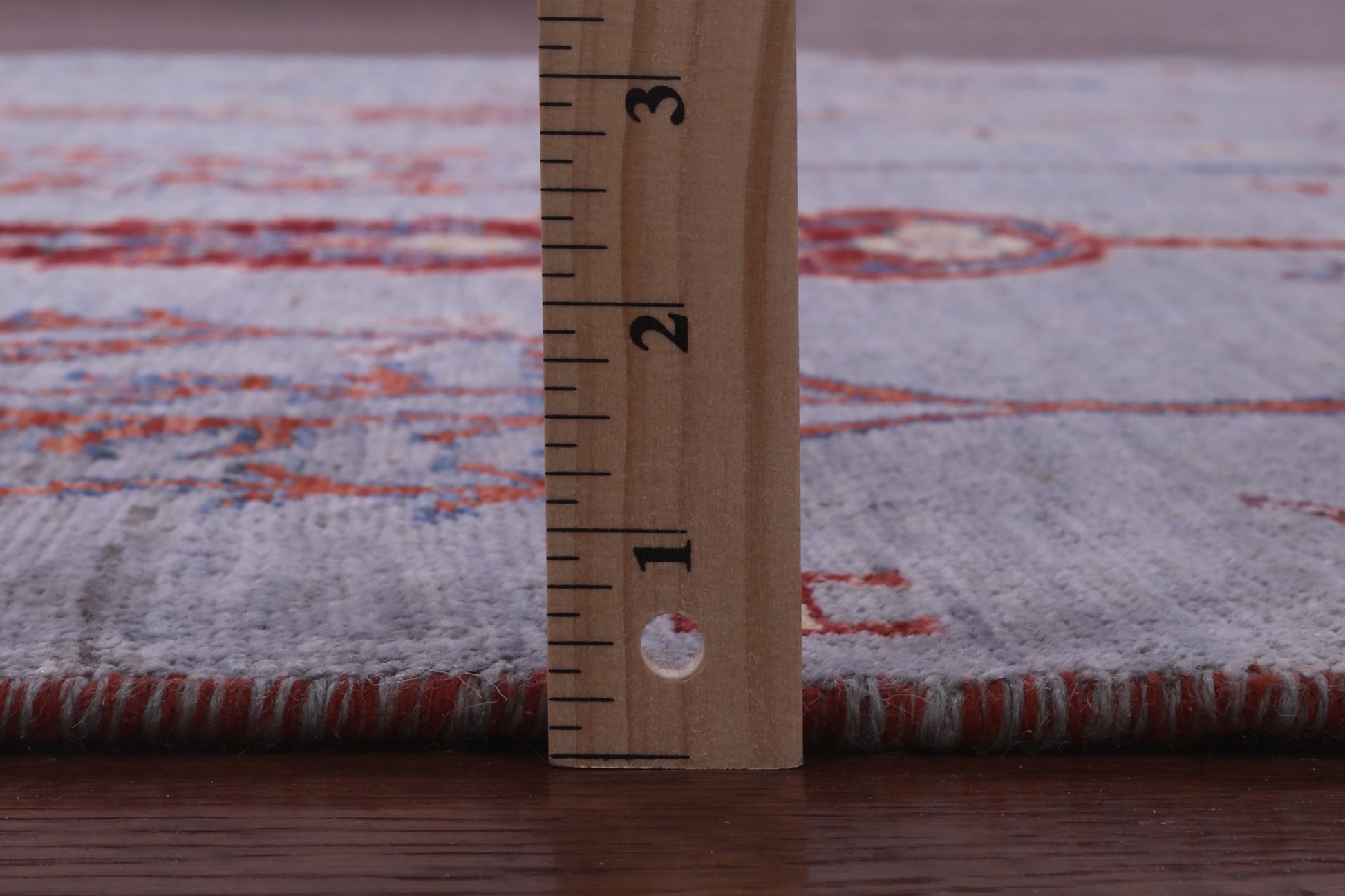 Grey Tribal Persian Gabbeh Hand Knotted Wool Rug - 5' 2" X 6' 5" - Golden Nile