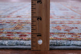 Blue Tribal Persian Gabbeh Hand Knotted Wool Rug - 5' 10" X 8' 5" - Golden Nile
