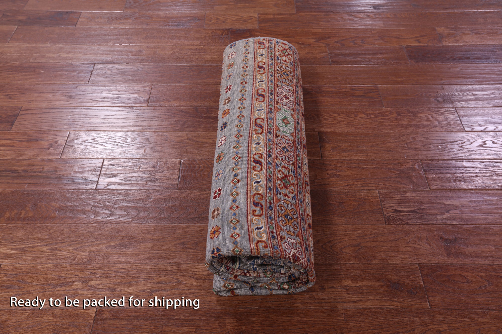 Khorjin Persian Gabbeh Hand Knotted Wool Rug - 5' 9" X 8' 0" - Golden Nile
