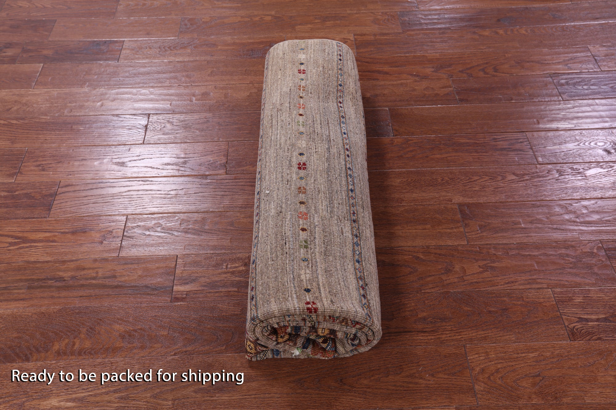 Khorjin Persian Gabbeh Hand Knotted Wool Rug - 5' 10" X 8' 0" - Golden Nile