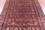 Tribal Persian Gabbeh Hand Knotted Wool Rug - 5' 6" X 8' 3" - Golden Nile
