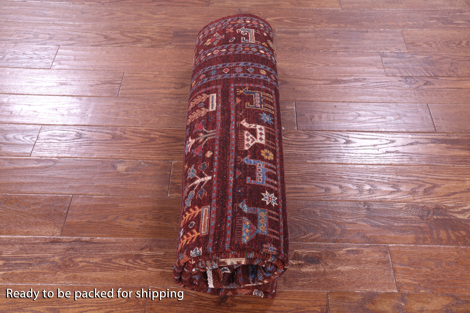 Tribal Persian Gabbeh Hand Knotted Wool Rug - 5' 6" X 8' 3" - Golden Nile