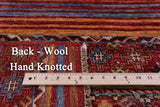 Khorjin Persian Gabbeh Hand Knotted Wool Rug - 3' 11" X 6' 1" - Golden Nile