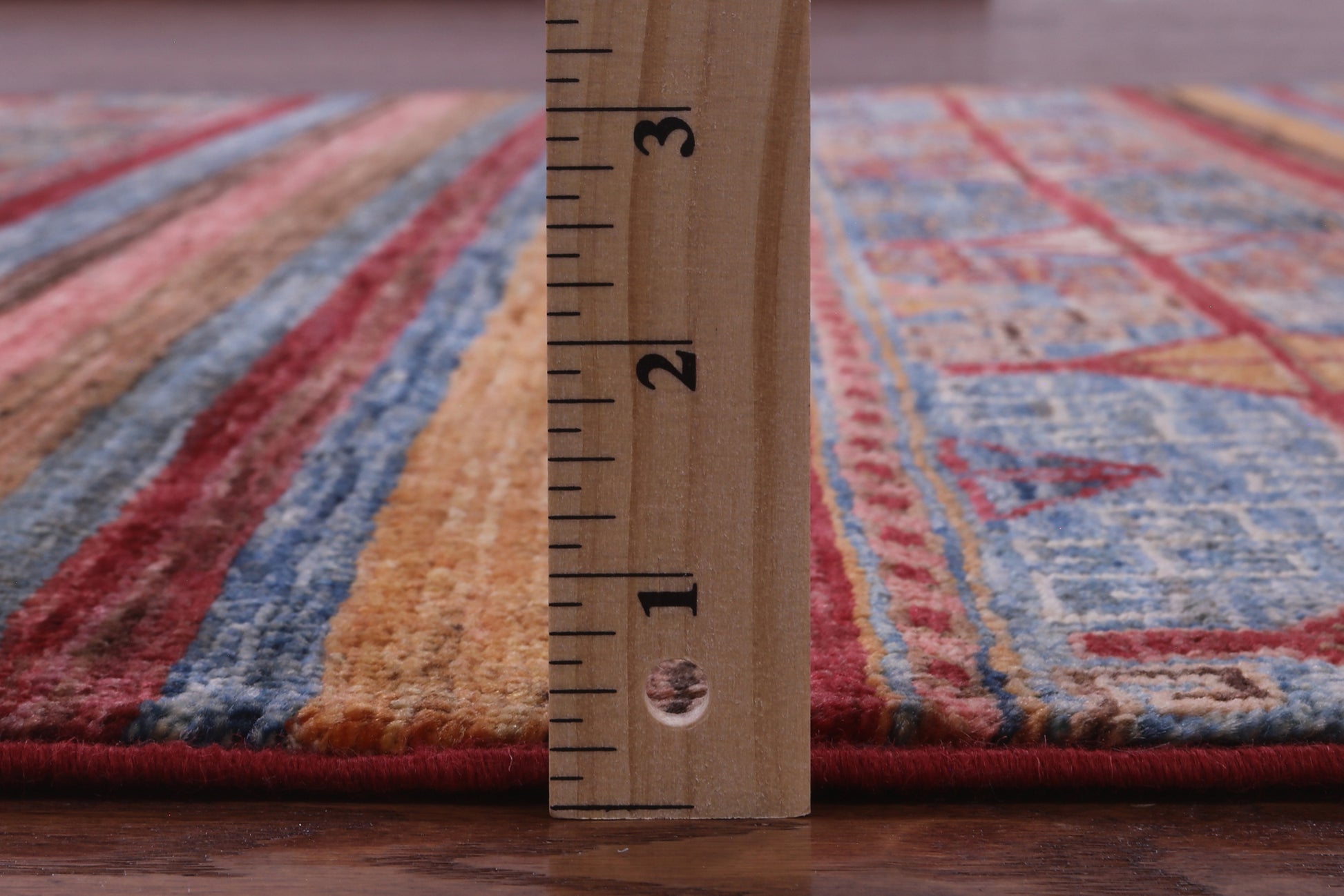 Khorjin Persian Gabbeh Hand Knotted Wool Rug - 4' 2" X 6' 2" - Golden Nile
