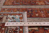 Tribal Persian Gabbeh Hand Knotted Wool Rug - 4' 1" X 6' 2" - Golden Nile