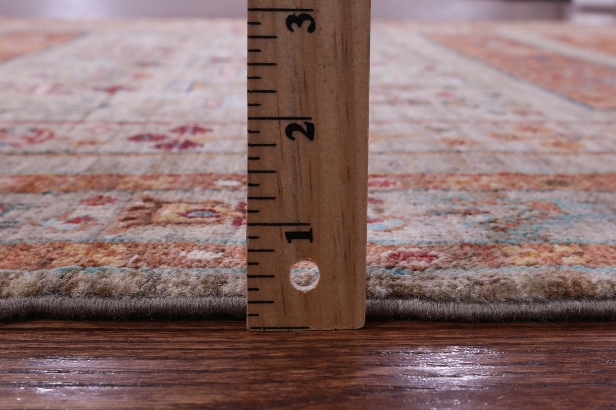 Tribal Persian Gabbeh Hand Knotted Wool Rug - 4' 1" X 6' 2" - Golden Nile