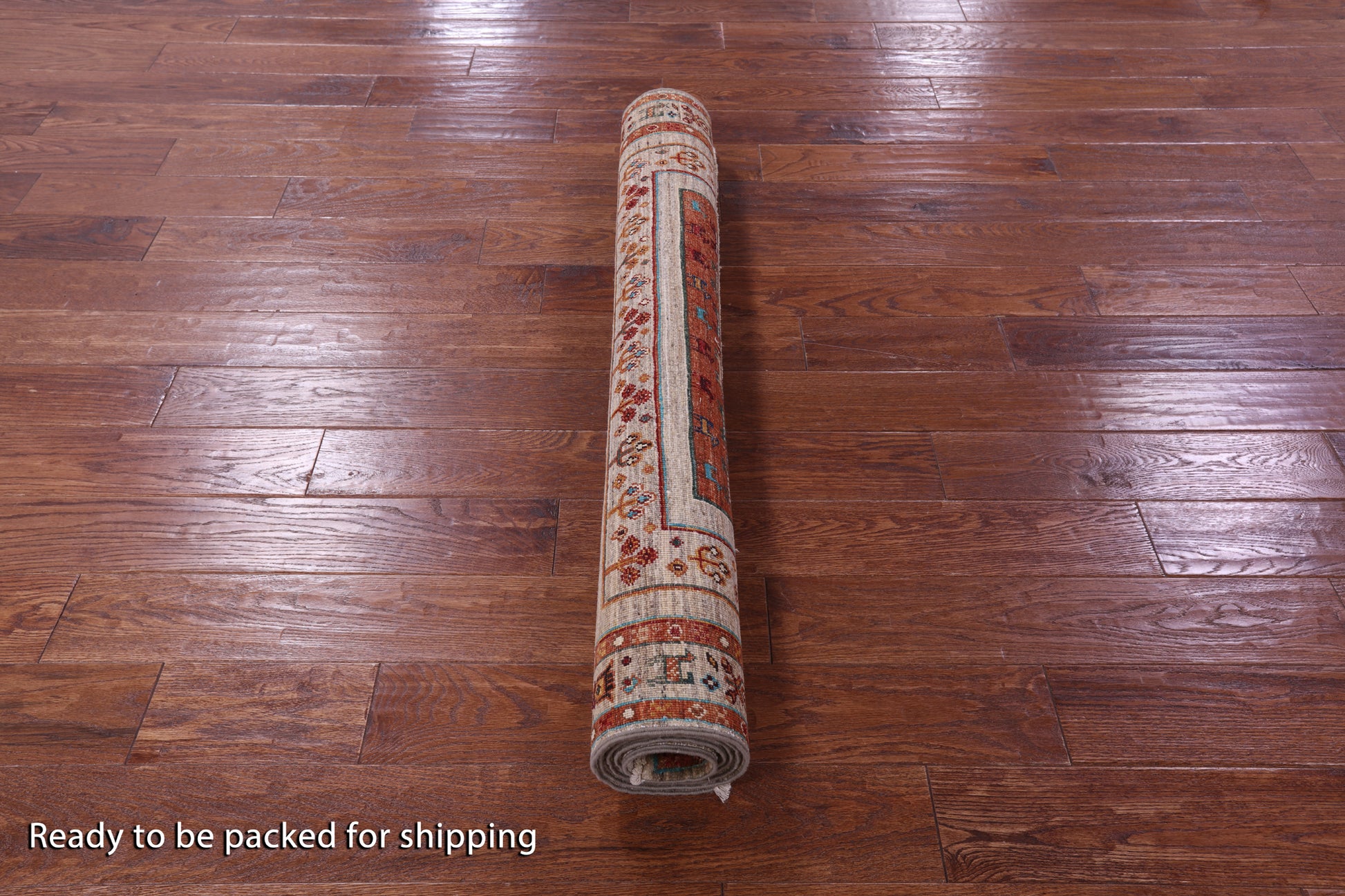 Tribal Persian Gabbeh Hand Knotted Wool Rug - 4' 1" X 6' 2" - Golden Nile