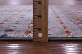 Grey Khorjin Persian Gabbeh Hand Knotted Wool Rug - 2' 10" X 4' 3" - Golden Nile