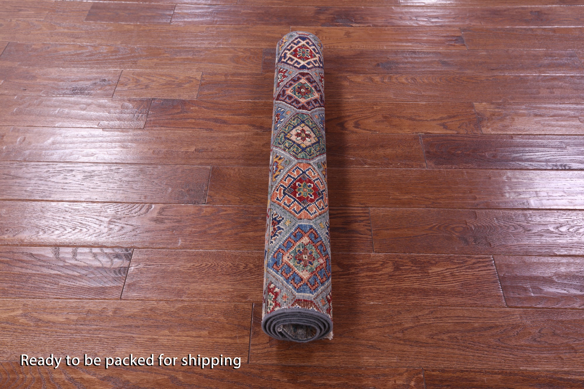 Grey Khorjin Persian Gabbeh Hand Knotted Wool Rug - 2' 10" X 4' 3" - Golden Nile