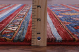 Khorjin Persian Gabbeh Hand Knotted Wool Rug - 4' 1" X 5' 10" - Golden Nile