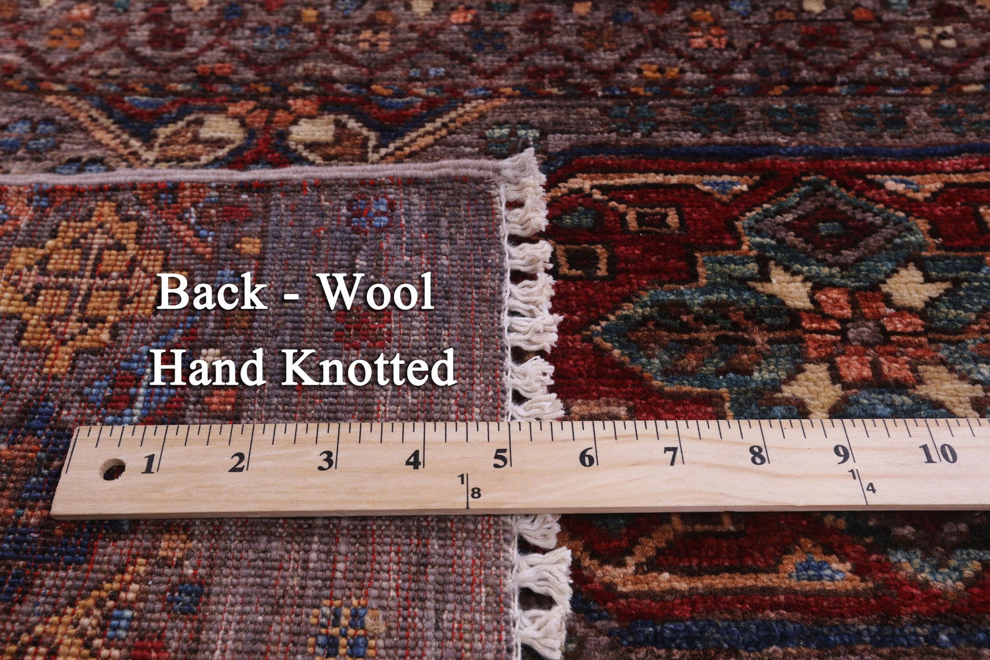 Khorjin Persian Gabbeh Hand Knotted Wool Runner Rug - 2' 6" X 8' 3" - Golden Nile
