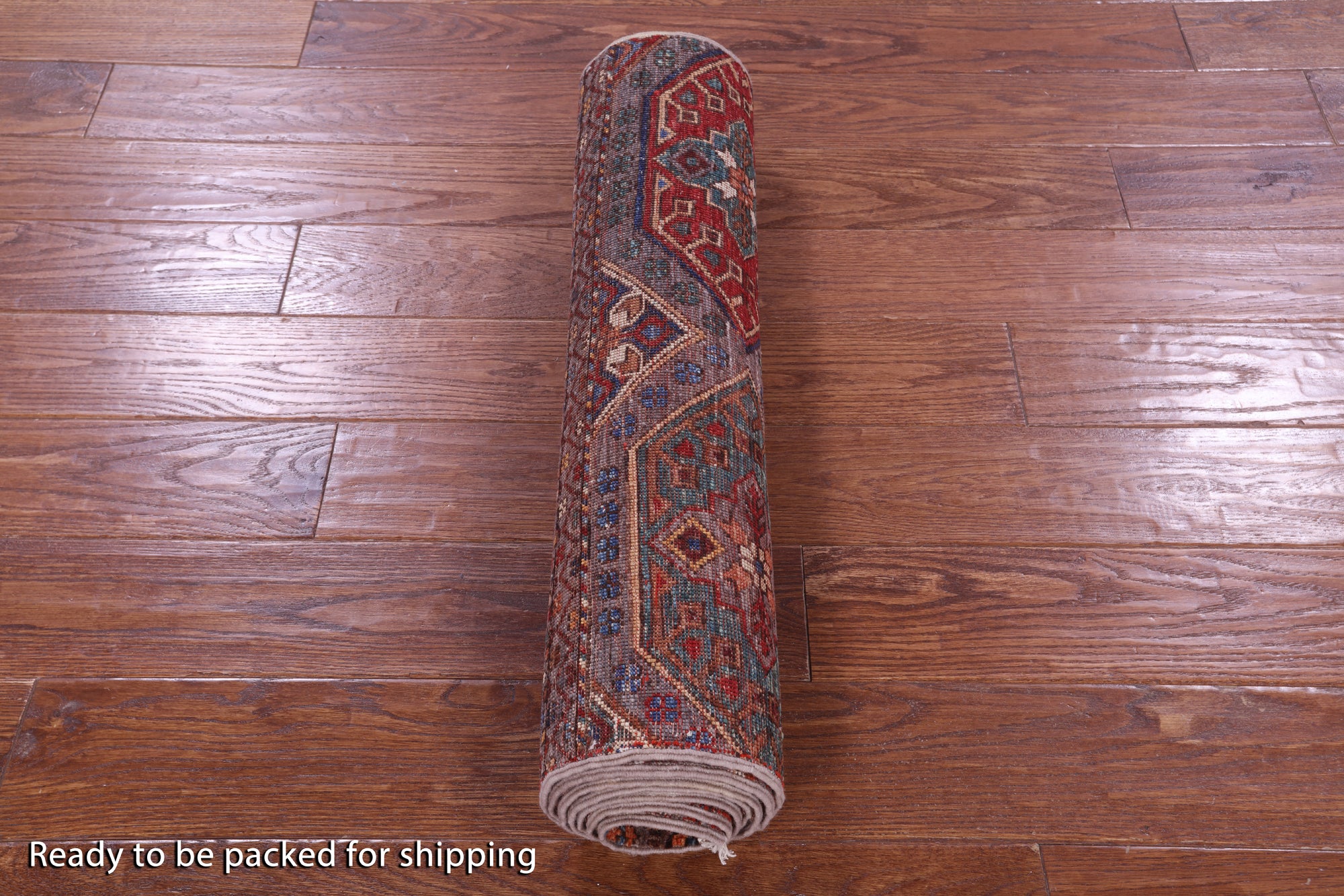 Khorjin Persian Gabbeh Hand Knotted Wool Runner Rug - 2' 6" X 8' 3" - Golden Nile