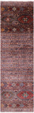 Khorjin Persian Gabbeh Hand Knotted Wool Runner Rug - 2' 6" X 8' 3" - Golden Nile