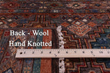 Khorjin Persian Gabbeh Hand Knotted Wool Runner Rug - 2' 9" X 10' 0" - Golden Nile