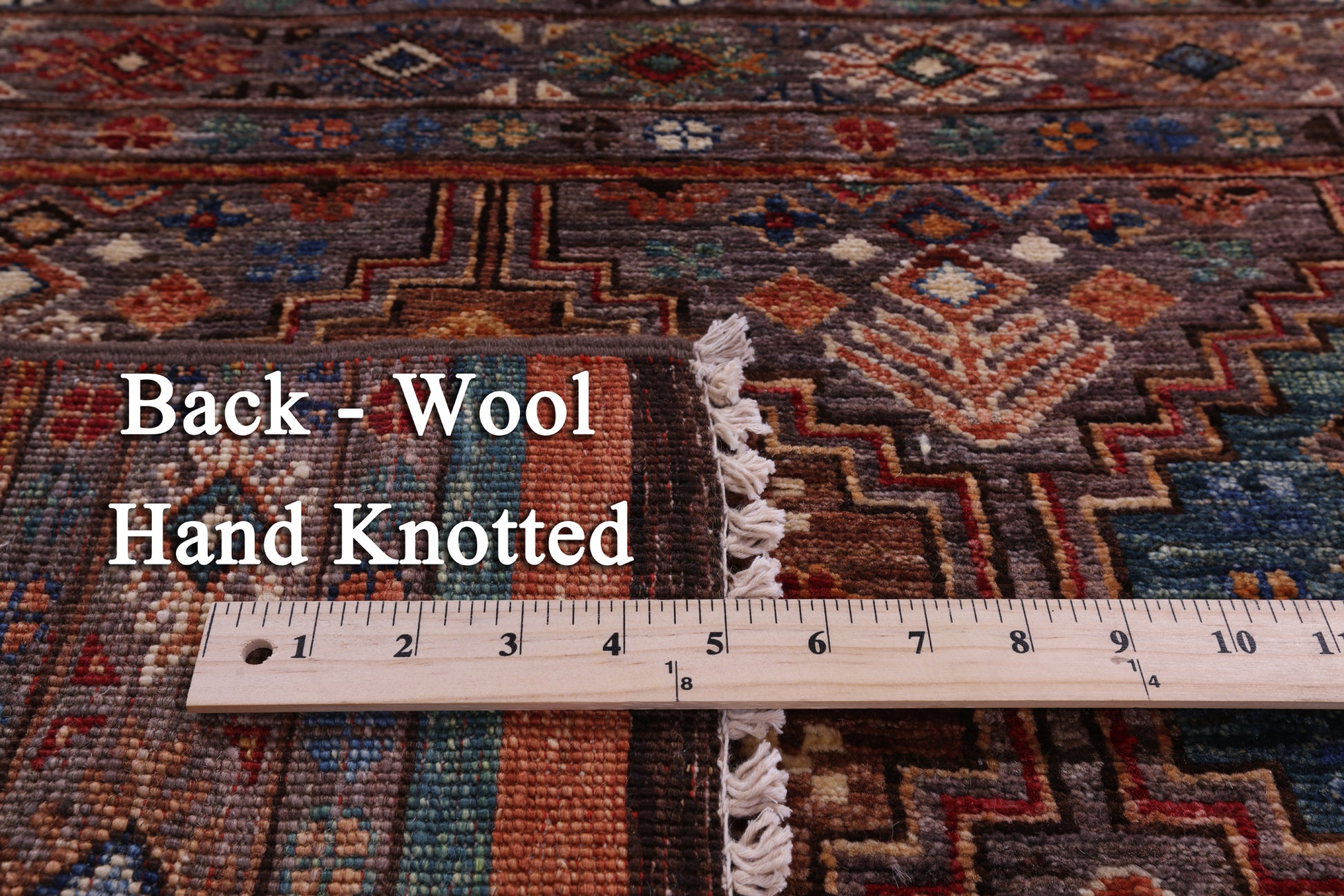 Khorjin Persian Gabbeh Hand Knotted Wool Runner Rug - 2' 9" X 10' 0" - Golden Nile